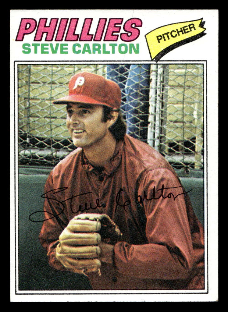 1977 Topps #110 Steve Carlton Ex-Mint  ID: 516196