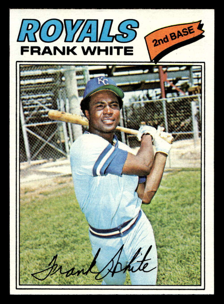 1977 Topps #117 Frank White Near Mint  ID: 516228