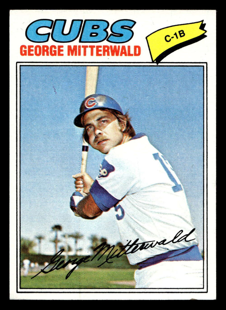 1977 Topps #124 George Mitterwald Near Mint  ID: 516258