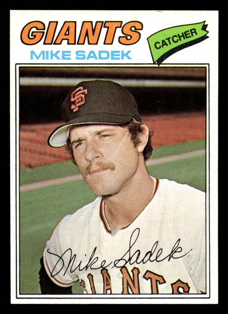 1977 Topps #129 Mike Sadek Near Mint+  ID: 516278