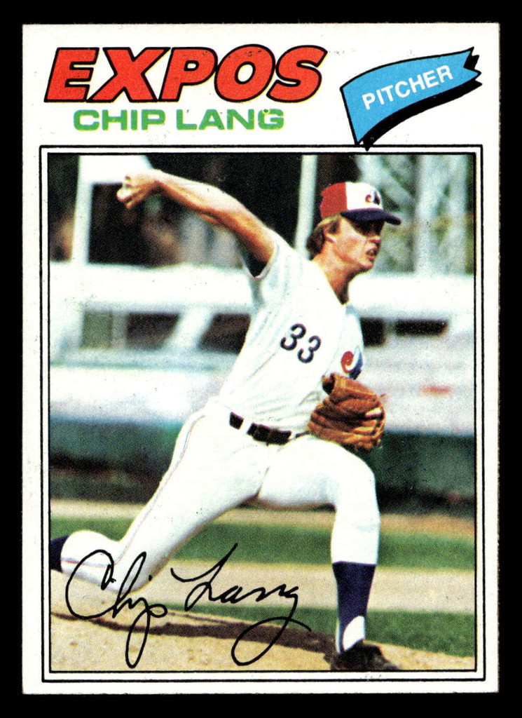 1977 Topps #132 Chip Lang Near Mint RC Rookie  ID: 516289