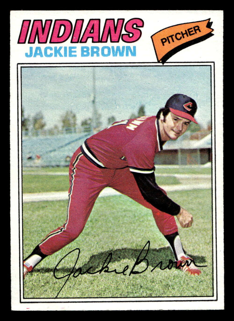 1977 Topps #147 Jackie Brown Near Mint+  ID: 516352