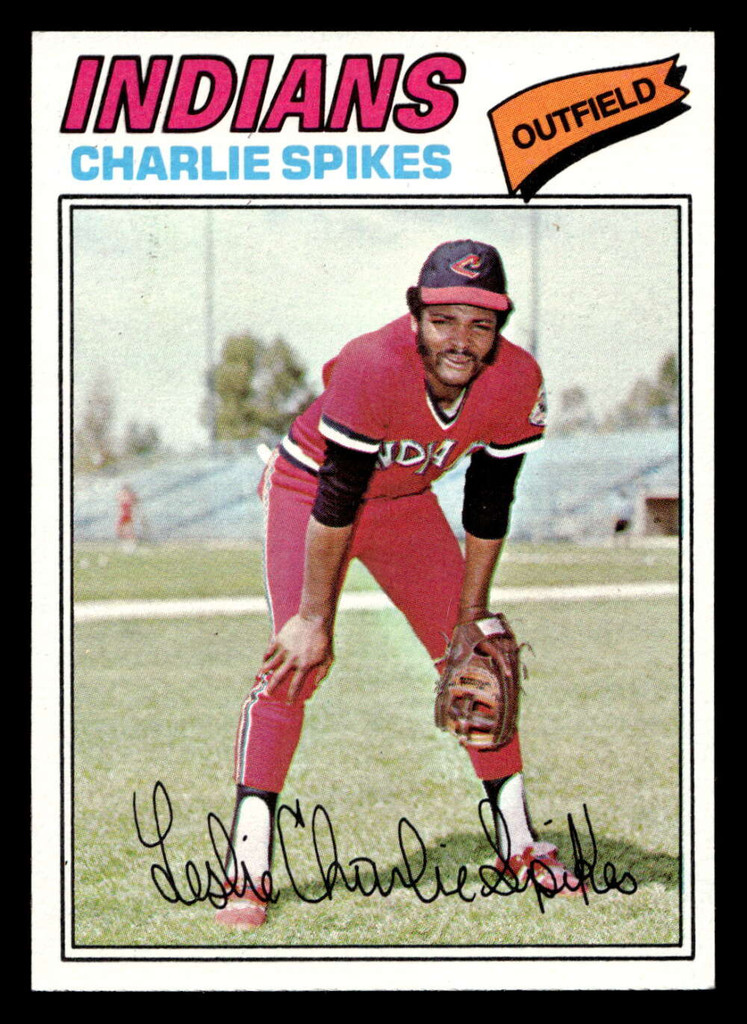 1977 Topps #168 Charlie Spikes Near Mint  ID: 516432