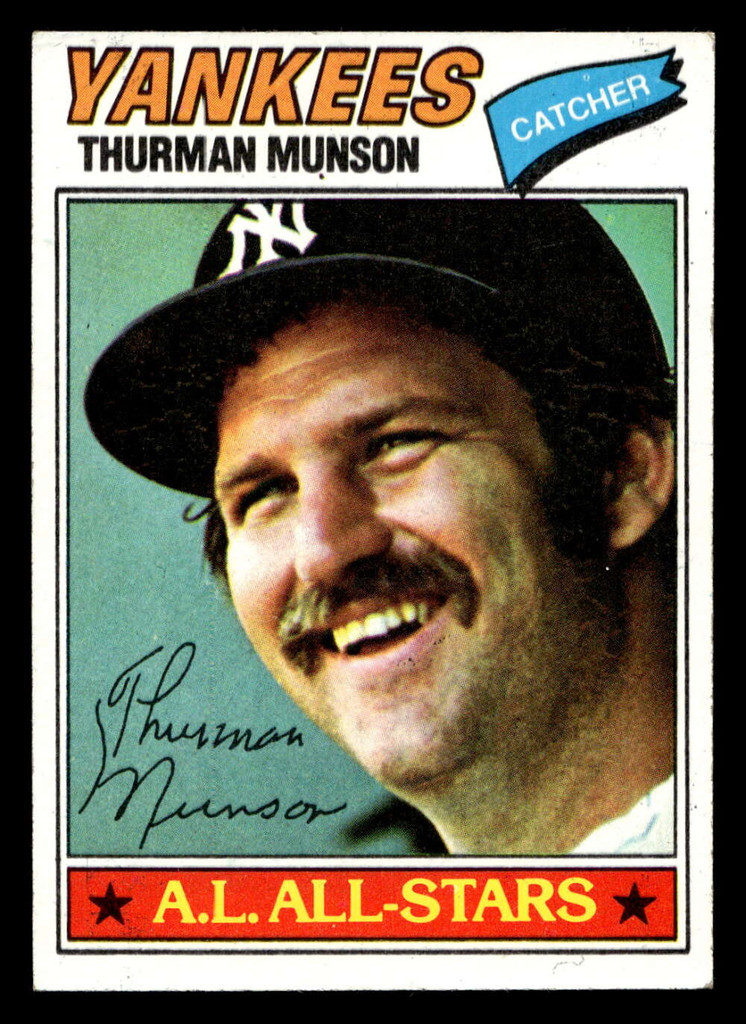 1977 Topps #170 Thurman Munson Excellent+  ID: 516440