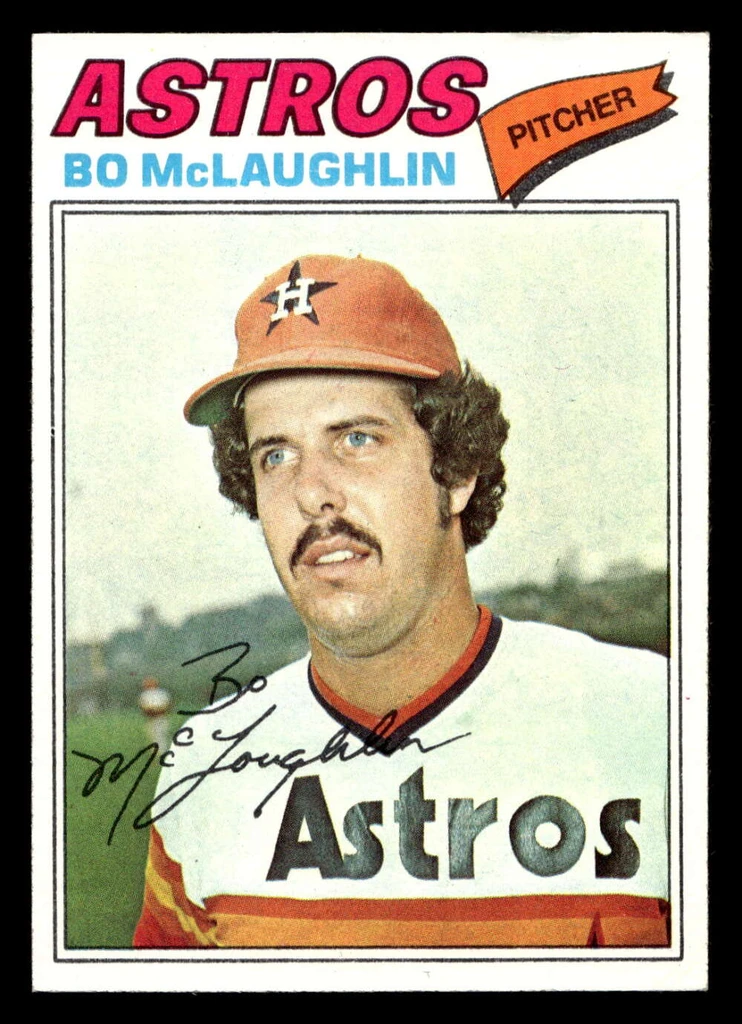 1977 Topps #184 Bo McLaughlin Near Mint RC Rookie  ID: 516491