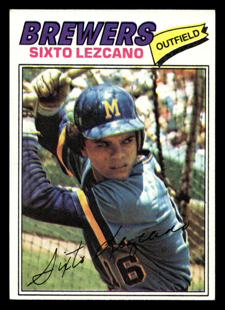 1977 Topps #185 Sixto Lezcano Near Mint  ID: 516498