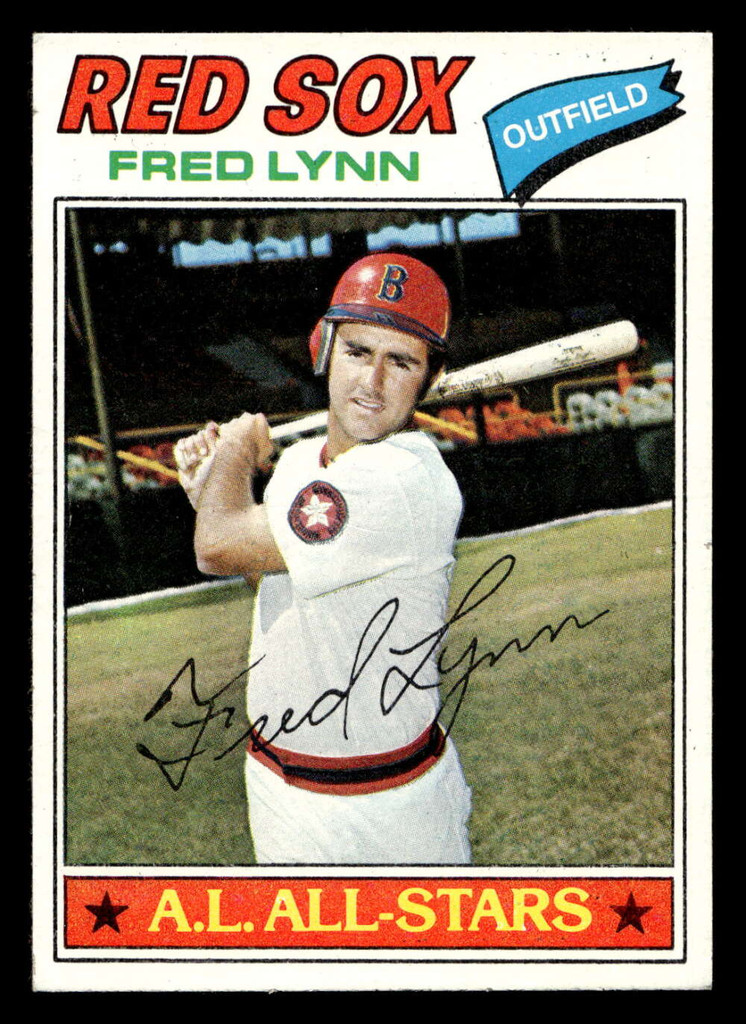 1977 Topps #210 Fred Lynn Very Good  ID: 516592