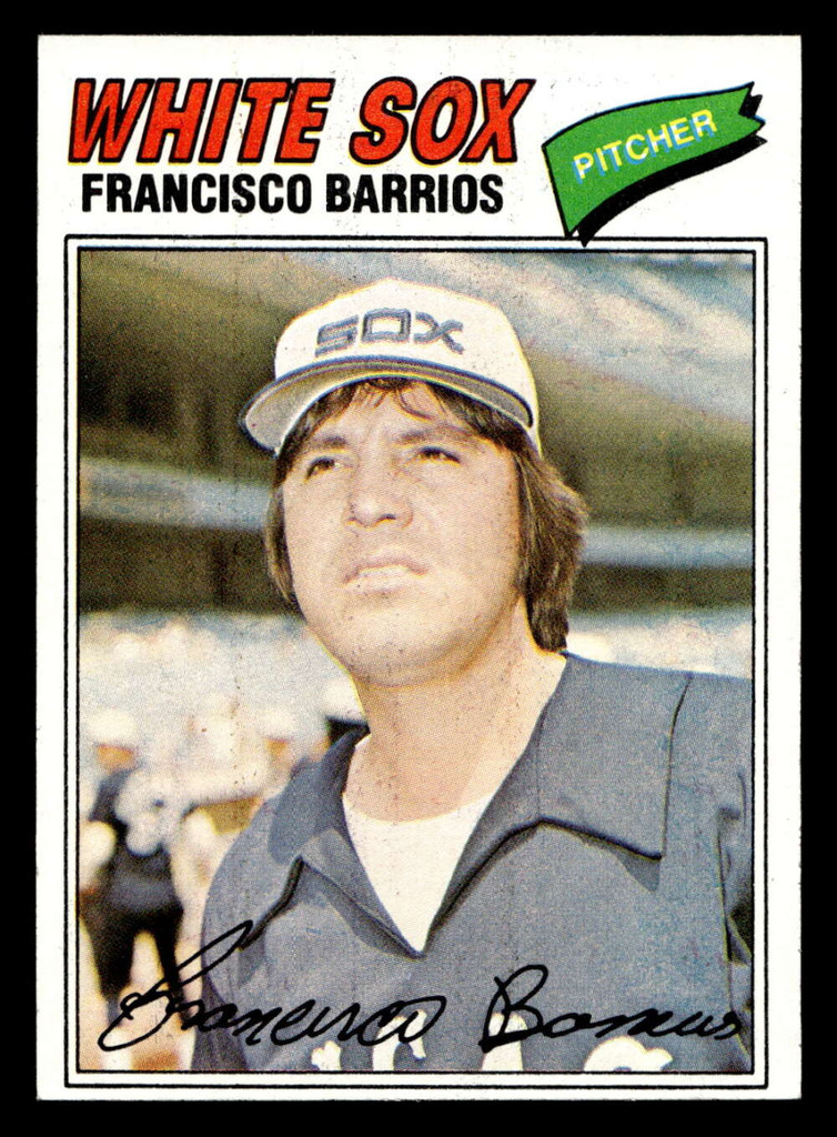 1977 Topps #222 Francisco Barrios Near Mint RC Rookie  ID: 516642