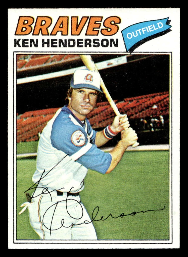1977 Topps #242 Ken Henderson Near Mint+  ID: 516725