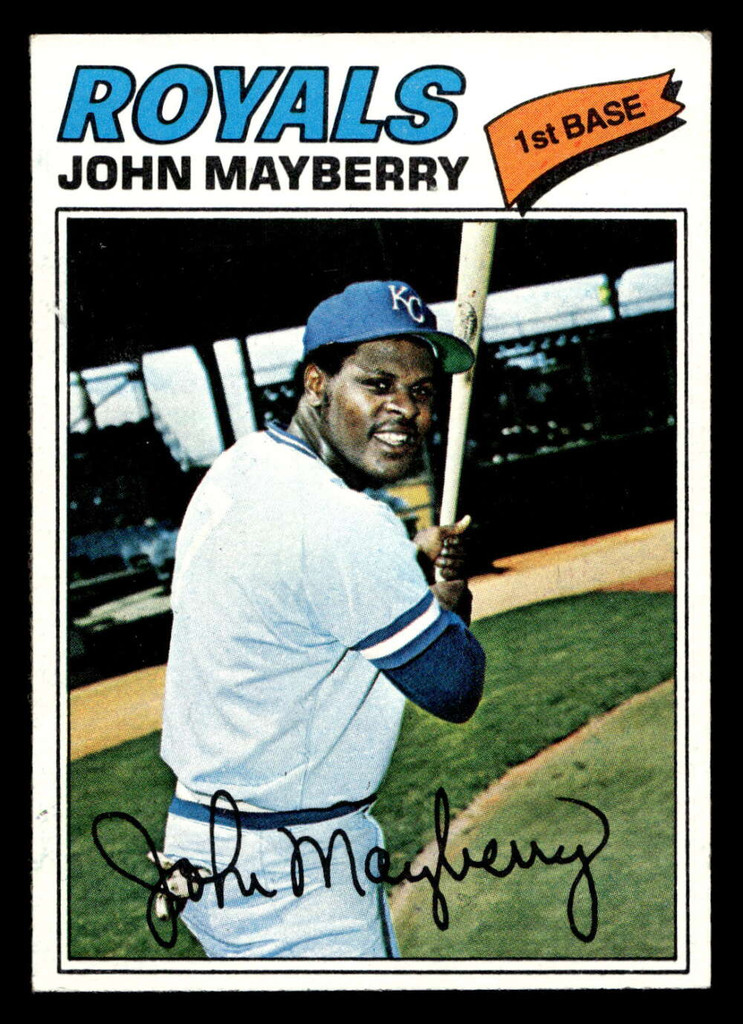 1977 Topps #244 John Mayberry Ex-Mint  ID: 516733