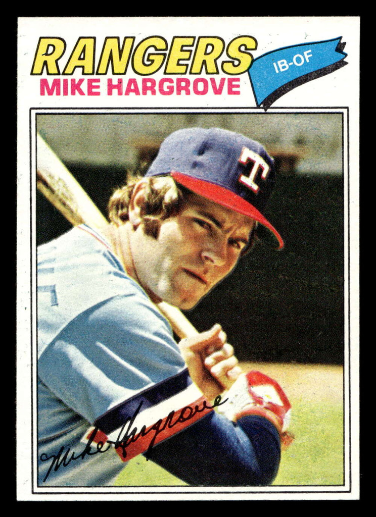 1977 Topps #275 Mike Hargrove Near Mint  ID: 516851