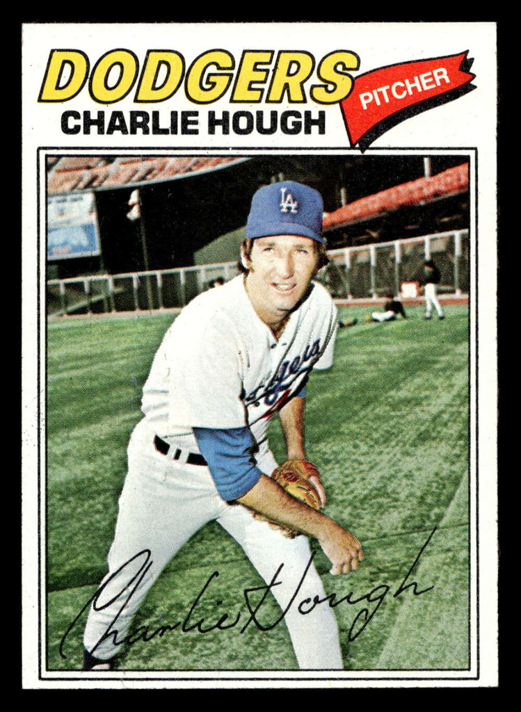 1977 Topps #298 Charlie Hough Near Mint  ID: 516943