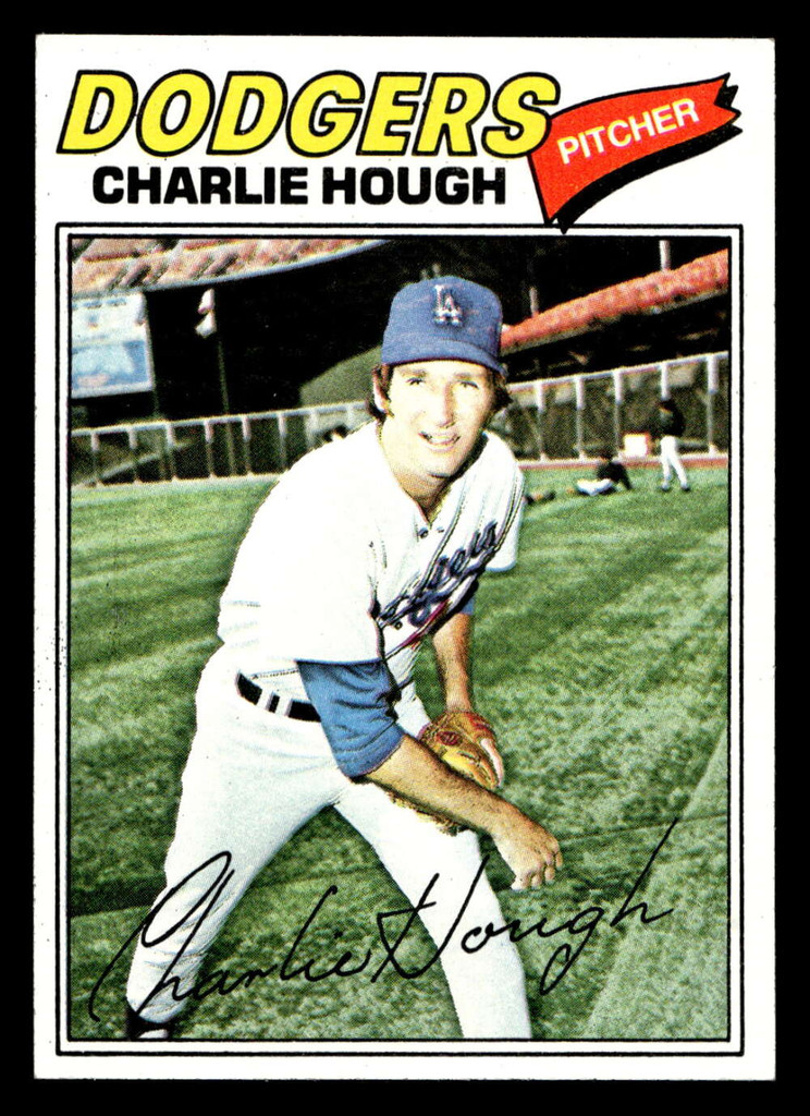 1977 Topps #298 Charlie Hough Near Mint  ID: 516944