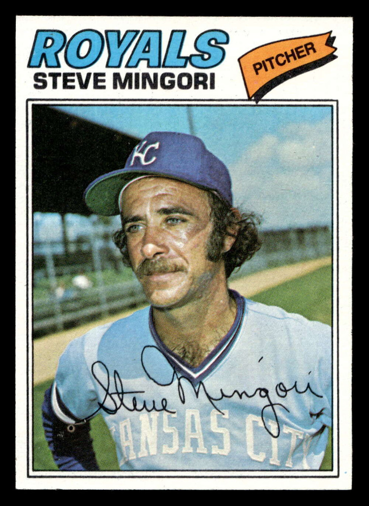 1977 Topps #314 Steve Mingori Near Mint+  ID: 517005