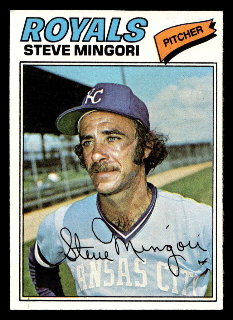 1977 Topps #314 Steve Mingori Ex-Mint 
