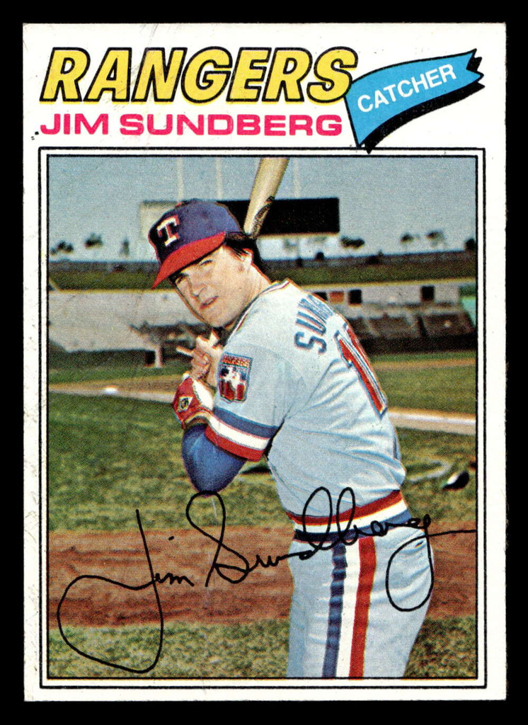 1977 Topps #351 Jim Sundberg Near Mint+  ID: 517155