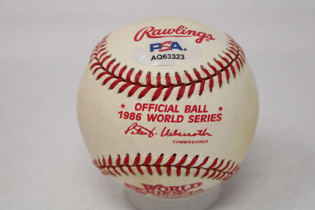 Bill Buckner Mookie Wilson Baseball PSA/DNA Signed Mets 1986 World Series Ball