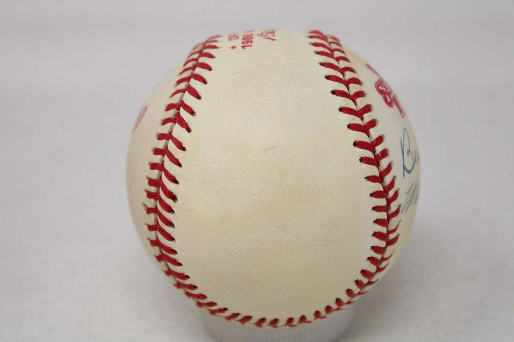 Bill Buckner Mookie Wilson Baseball PSA/DNA Signed Mets 1986 World Series Ball