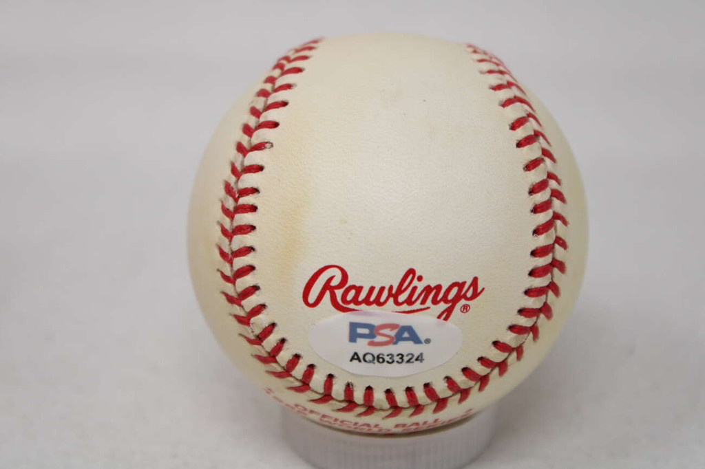 Gary Carter Baseball PSA/DNA Autograph Signed Mets 1986 World Series Ball