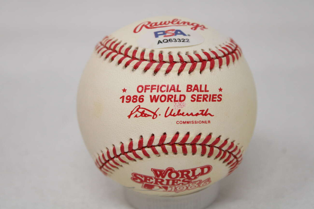 Keith Hernandez Baseball PSA/DNA Autograph Signed Mets 1986 World Series Ball