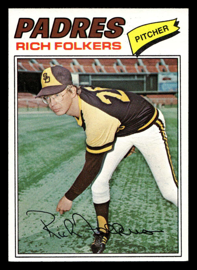 1977 Topps #372 Rich Folkers Near Mint  ID: 517283