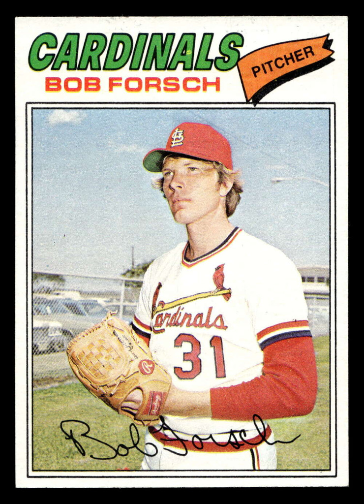 1977 Topps #381 Bob Forsch Near Mint+  ID: 517319