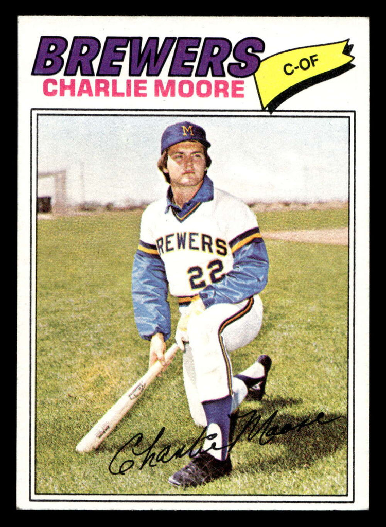 1977 Topps #382 Charlie Moore Near Mint  ID: 517321