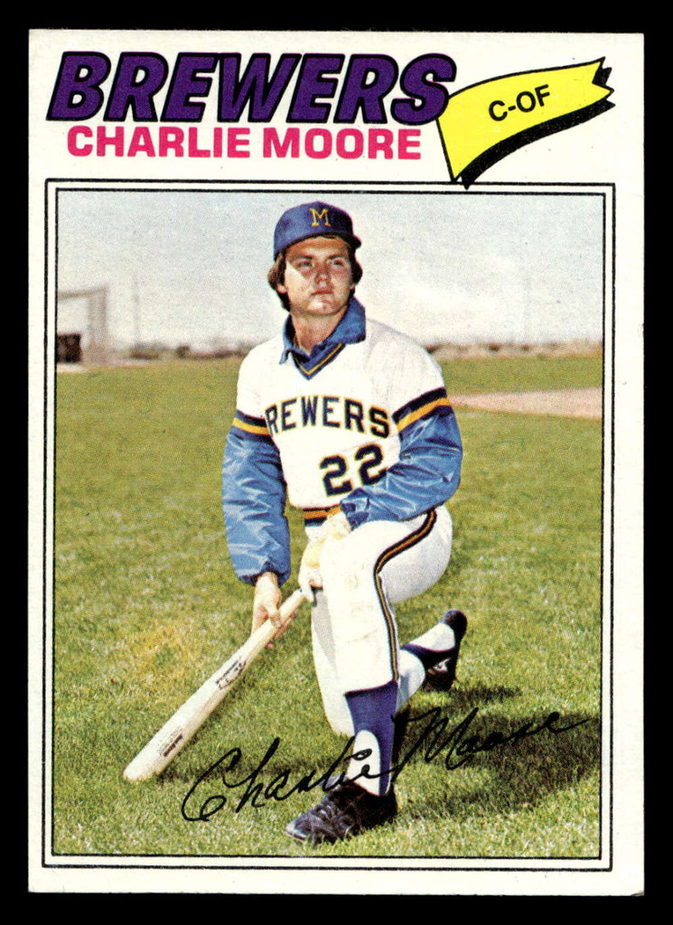 1977 Topps #382 Charlie Moore Near Mint  ID: 517322