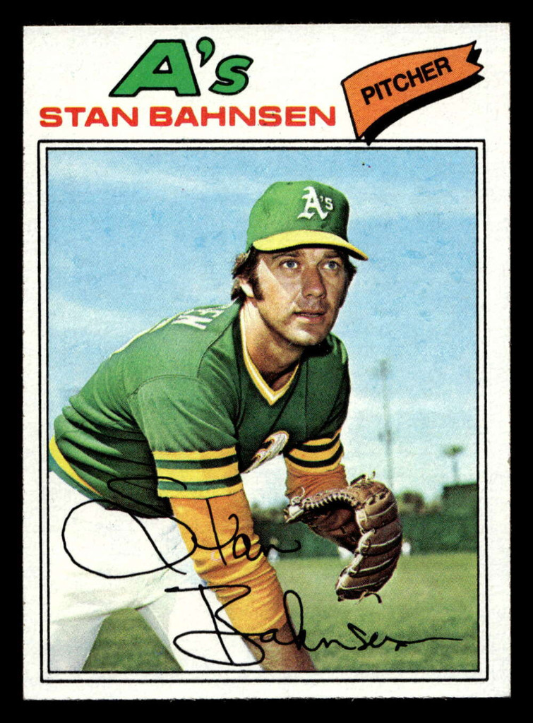 1977 Topps #383 Stan Bahnsen Near Mint+  ID: 517328