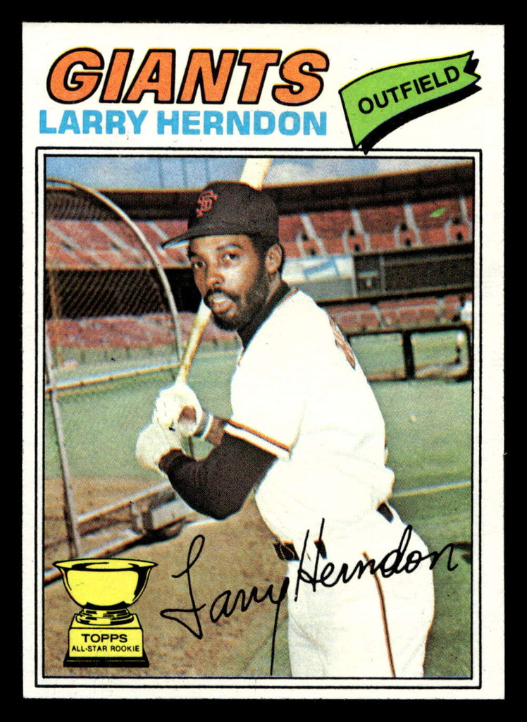 1977 Topps #397 Larry Herndon Near Mint RC Rookie  ID: 517382