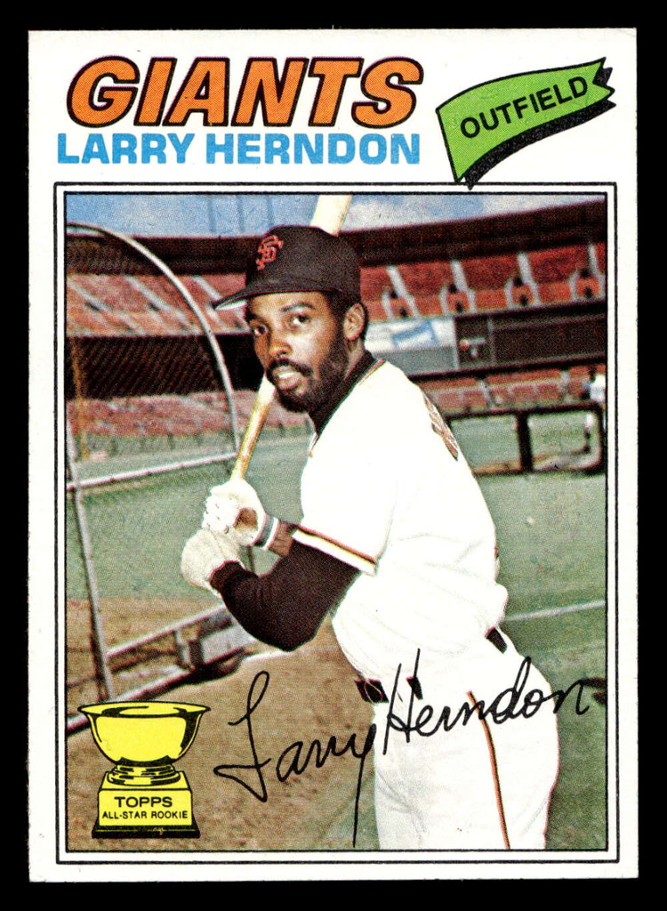 1977 Topps #397 Larry Herndon Ex-Mint RC Rookie 