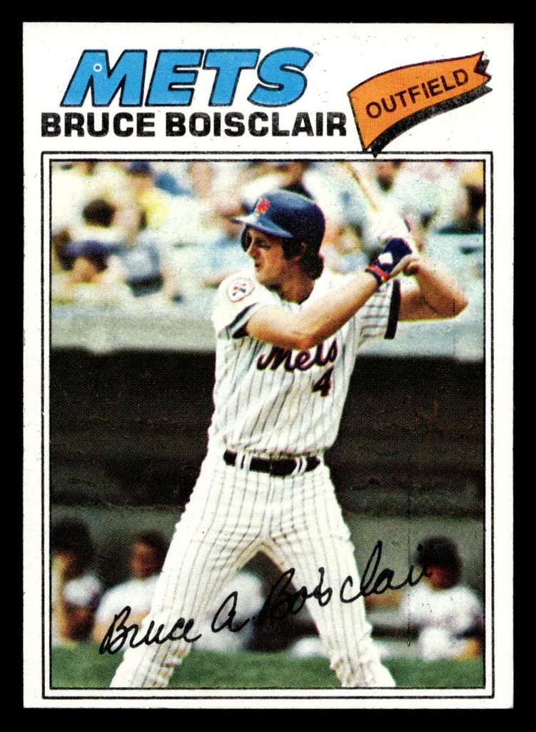 1977 Topps #399 Bruce Boisclair Near Mint+ RC Rookie  ID: 517391