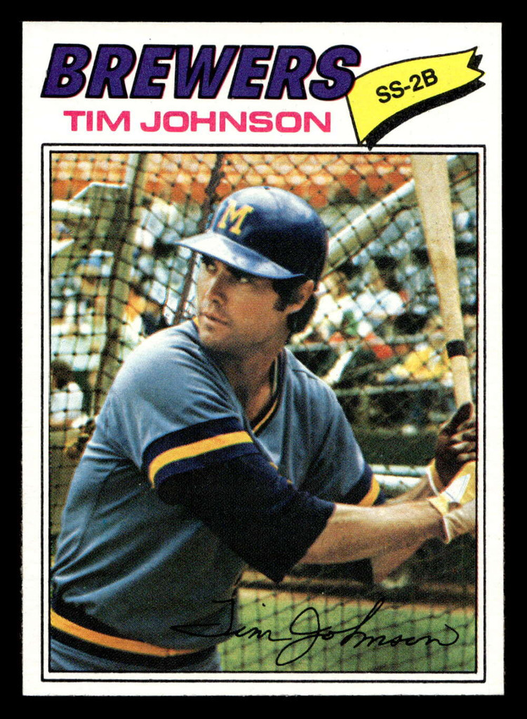 1977 Topps #406 Tim Johnson Near Mint+  ID: 517418