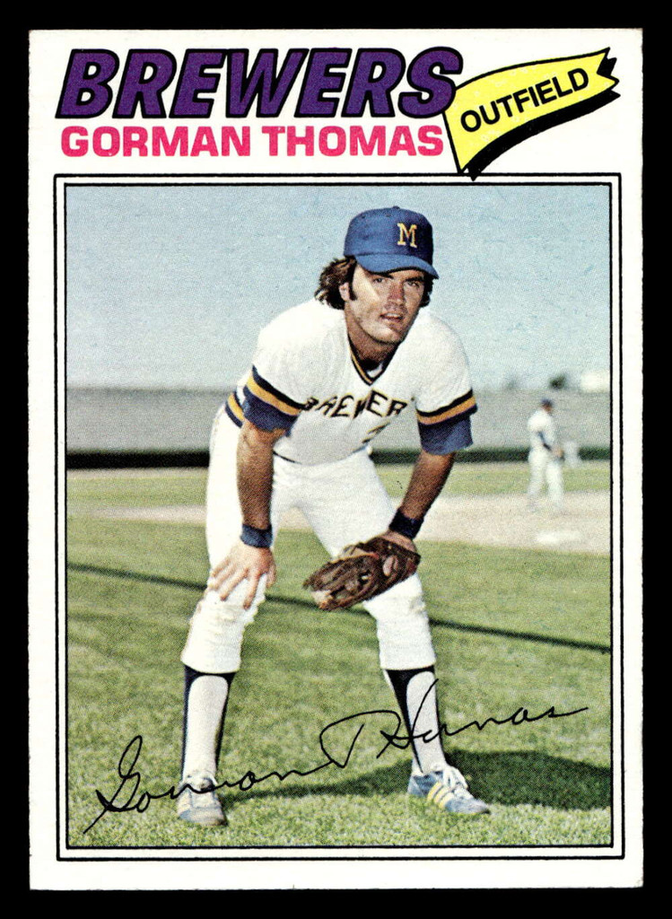 1977 Topps #439 Gorman Thomas Near Mint  ID: 517554