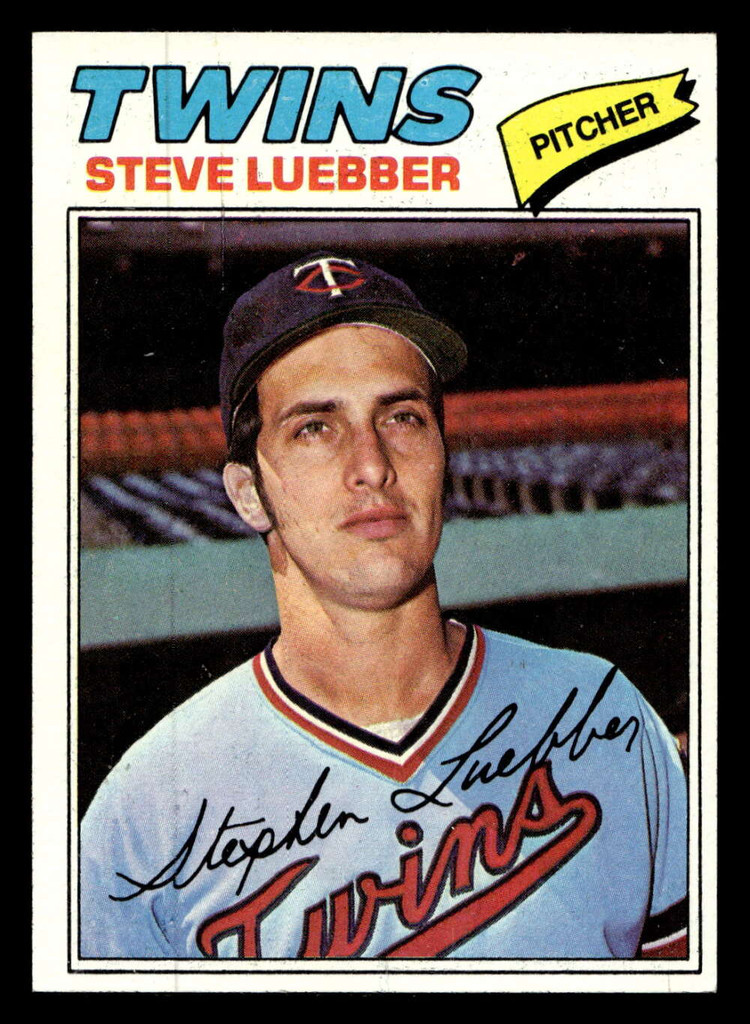 1977 Topps #457 Steve Luebber Near Mint  ID: 517627
