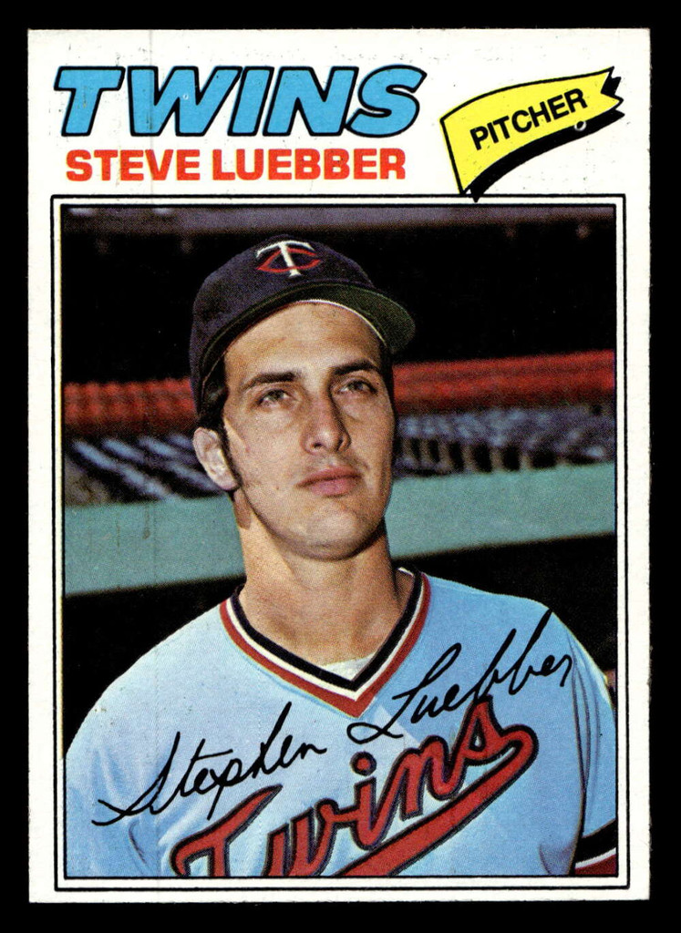 1977 Topps #457 Steve Luebber Near Mint  ID: 517628