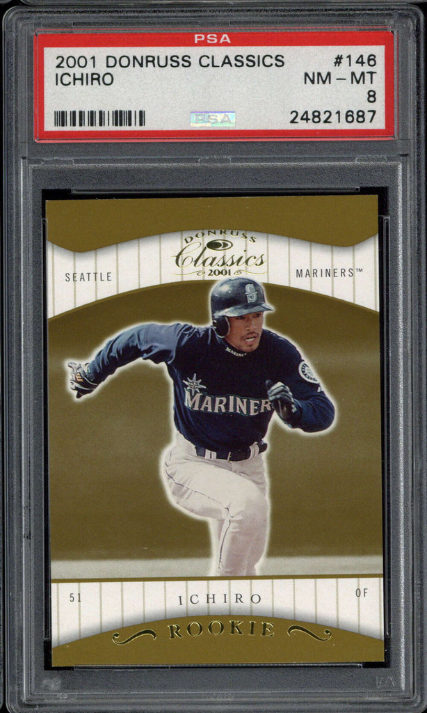 2001 Donruss Classics #146 Ichiro Mariners PSA 8 NM-MINT RC 112/585
