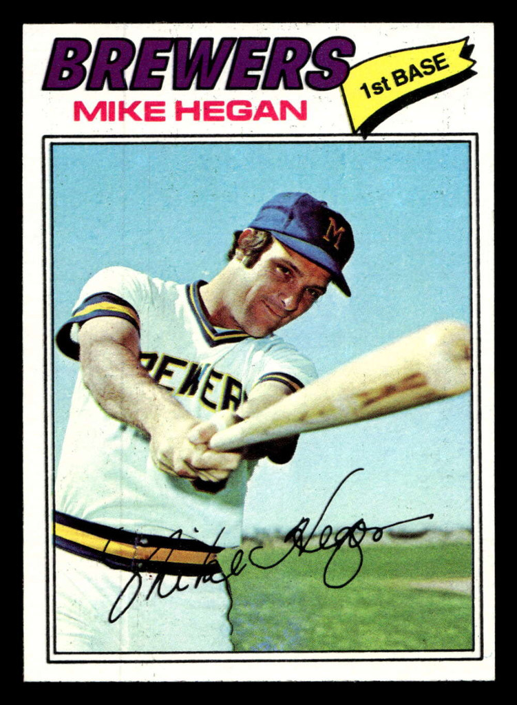 1977 Topps #507 Mike Hegan Near Mint 