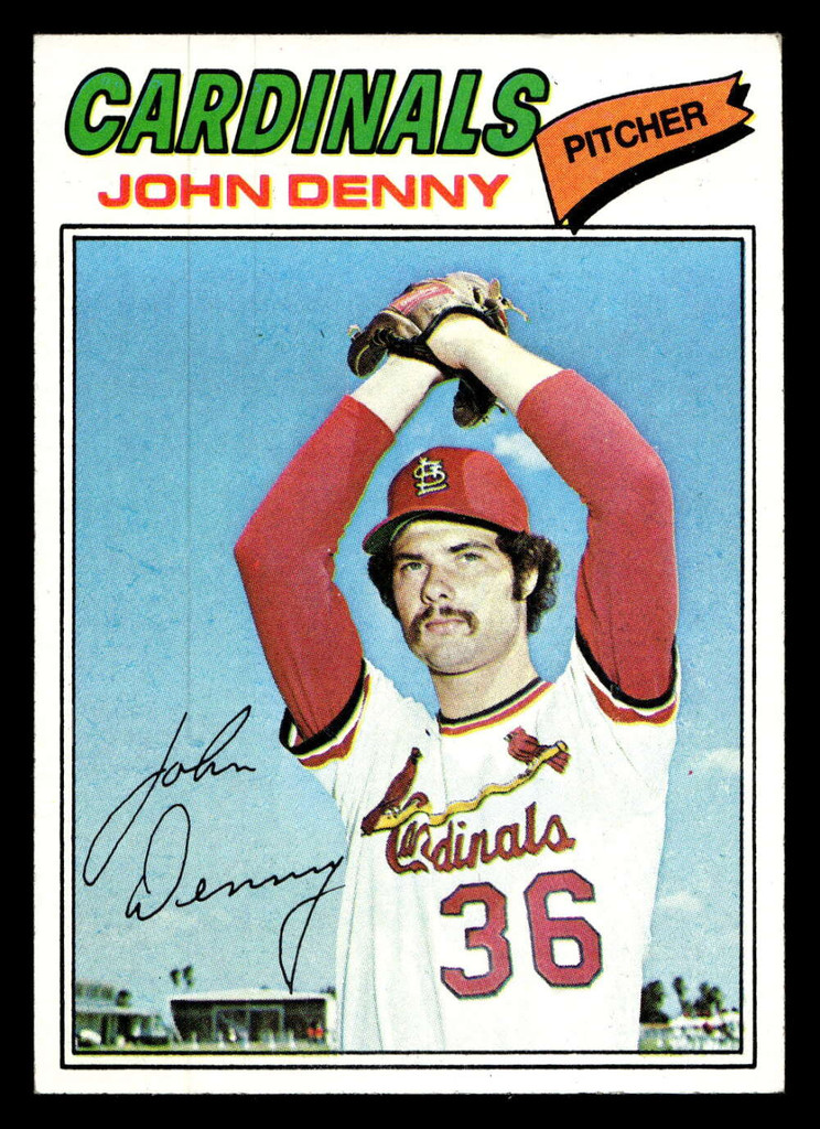 1977 Topps #541 John Denny Ex-Mint  ID: 518076