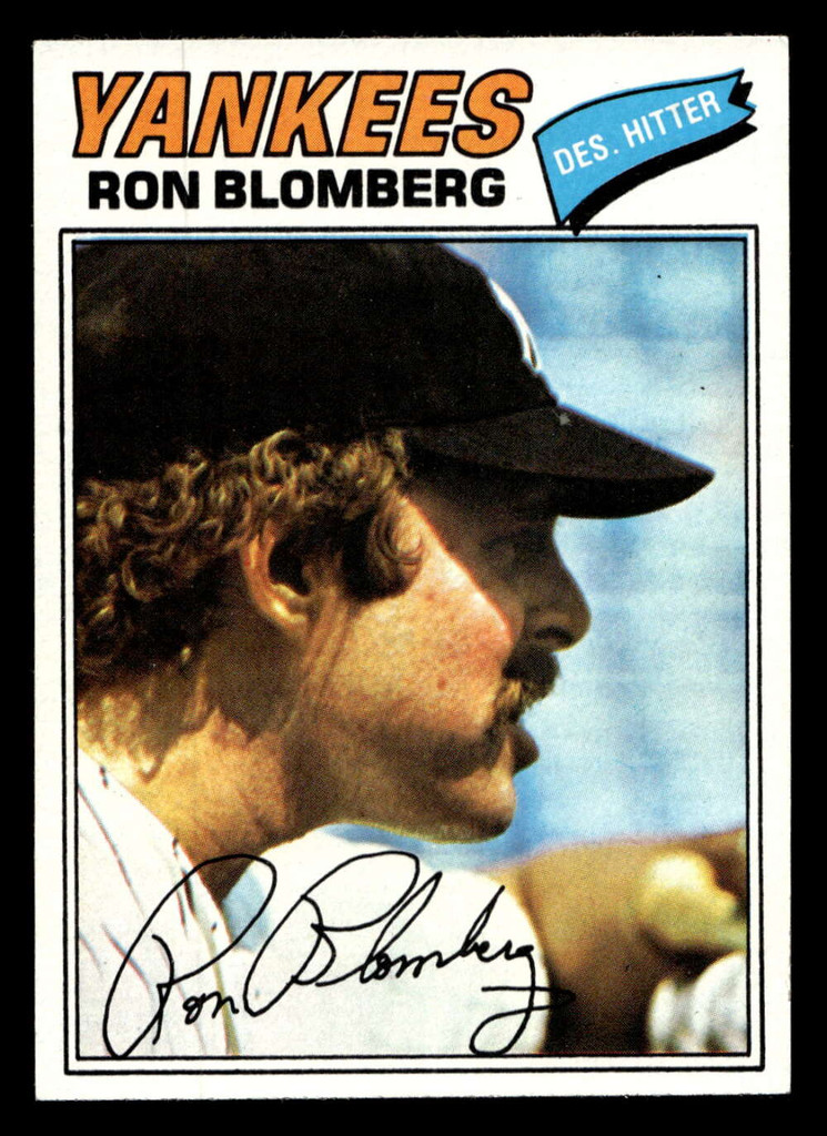 1977 Topps #543 Ron Blomberg Ex-Mint  ID: 518082