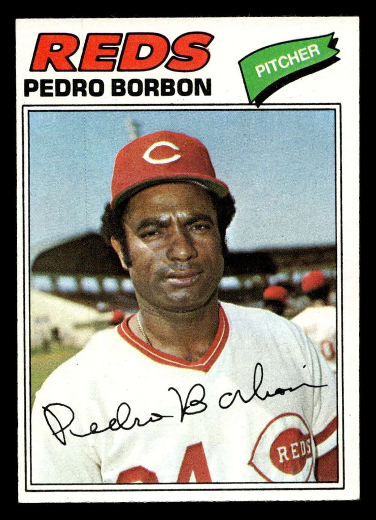 1977 Topps #581 Pedro Borbon Ex-Mint 
