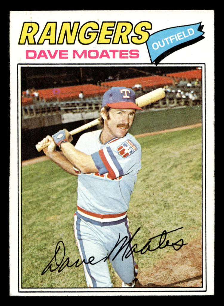 1977 Topps #588 Dave Moates Ex-Mint  ID: 518260