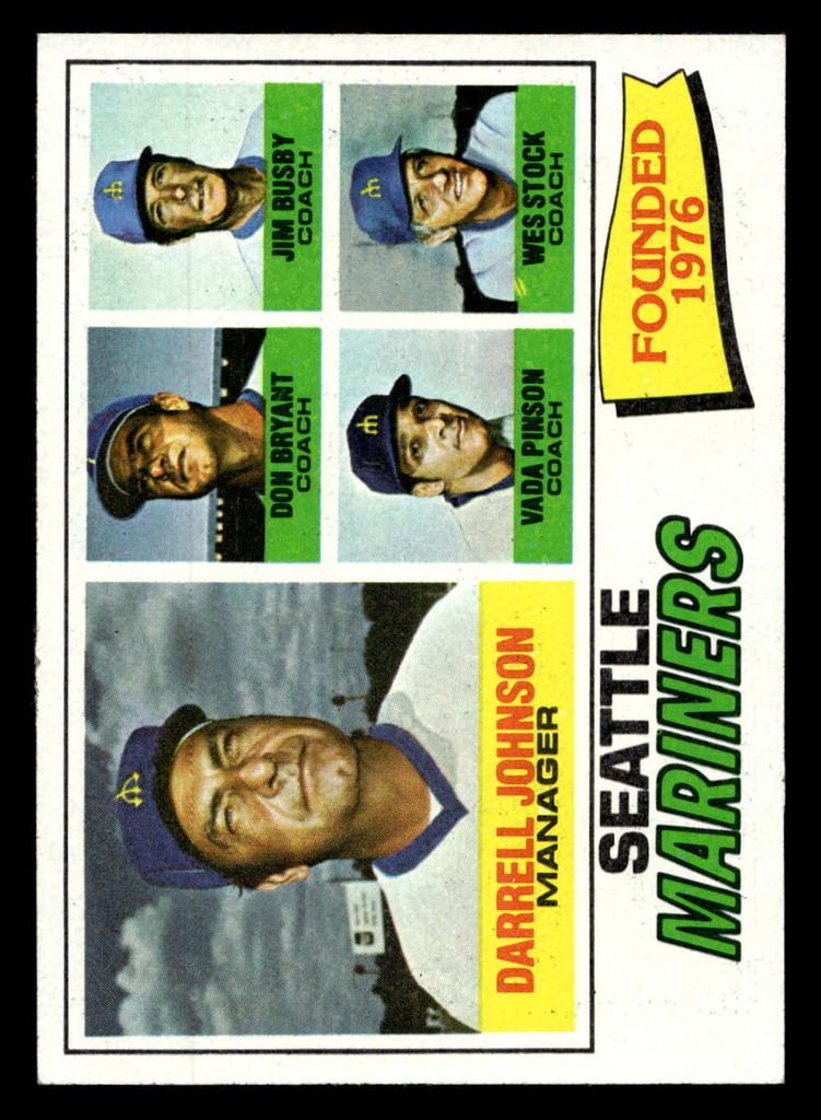 1977 Topps #597 Darrell Johnson MG Near Mint+  ID: 518290