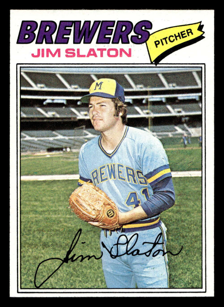 1977 Topps #604 Jim Slaton Near Mint+  ID: 518317