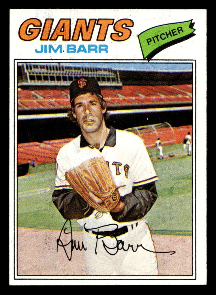 1977 Topps #609 Jim Barr Near Mint  ID: 518334