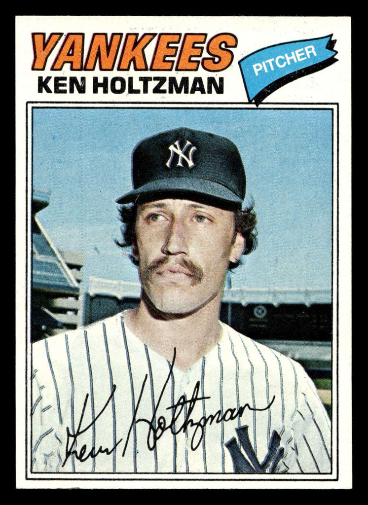1977 Topps #625 Ken Holtzman Near Mint+  ID: 518397
