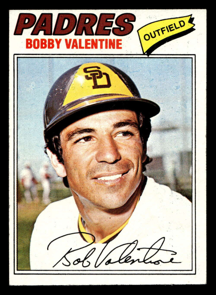 1977 Topps #629 Bobby Valentine Ex-Mint  ID: 518413