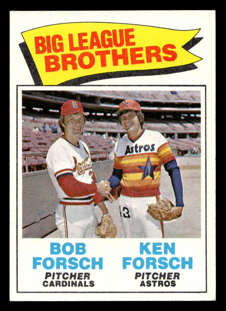 1977 Topps #632 Bob Forsch/Ken Forsch Big League Brothers Near Mint  ID: 518423
