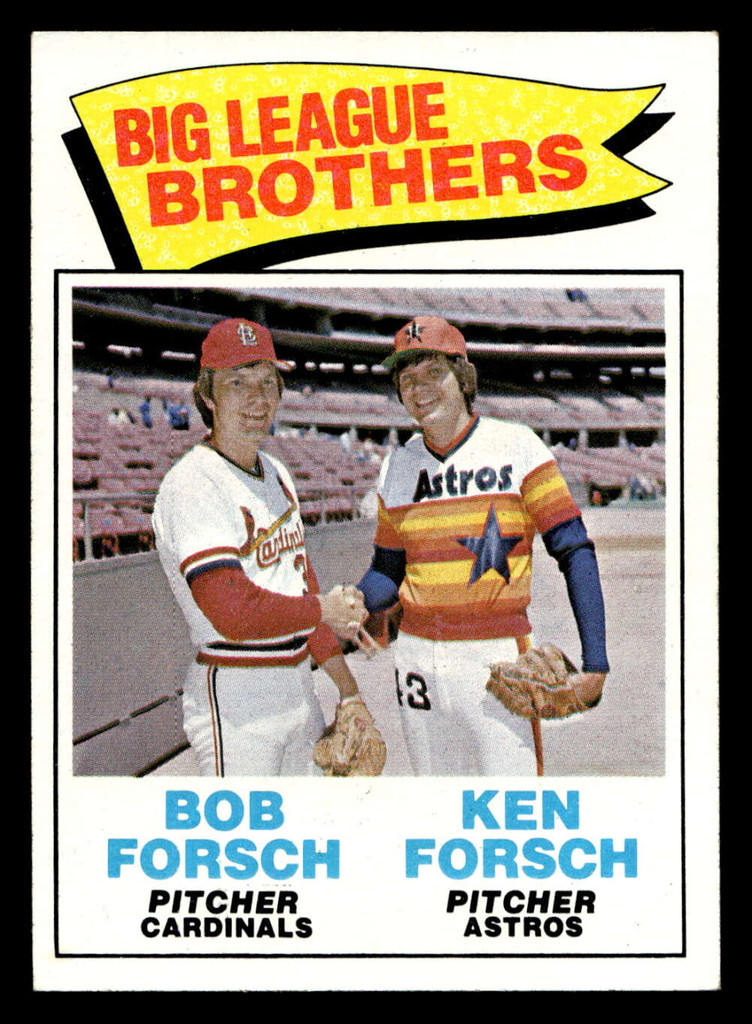 1977 Topps #632 Bob Forsch/Ken Forsch Big League Brothers Near Mint  ID: 518425