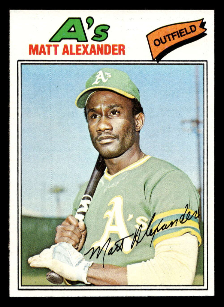 1977 Topps #644 Matt Alexander Near Mint+  ID: 518468